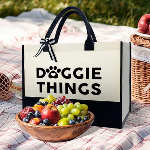 Bolsa tote para amantes de perros, tamaño único miniatura 2