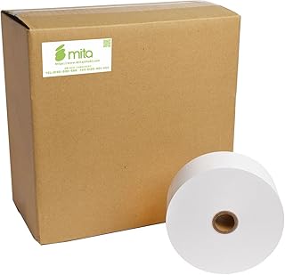 mita 券売機用ロール紙 紙幅57.5mm×150mm×25.4mm (1インチ) 白紙 紙厚 105μ 10巻入 感熱ロール紙 テラオカ デリオスリオ タッチパネル券売機等に対応