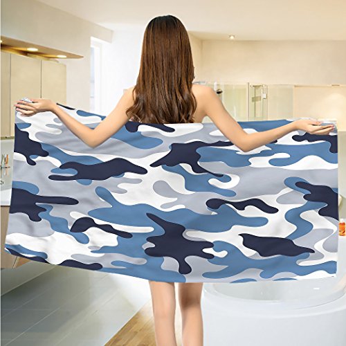 camouflage bath towels