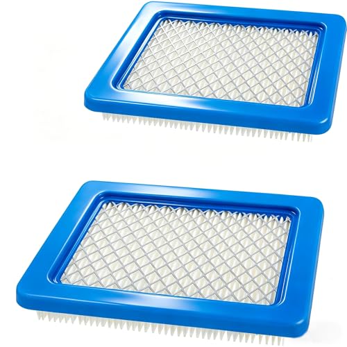 2 Packs 491588S Air Filter Lawn Mower Air Filter Flat OEM Air Cleaner Cartridge Compatible with Briggs and Stratton Toro 20332 Craftsman 3364