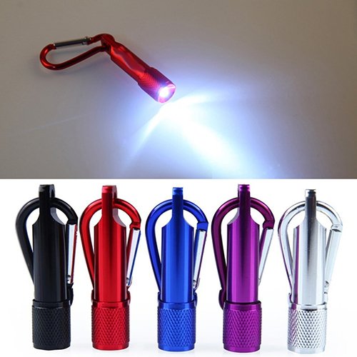 TORCIA POCKET A LED 0,5W CON MOSCHETTONE PORTACHIAVI