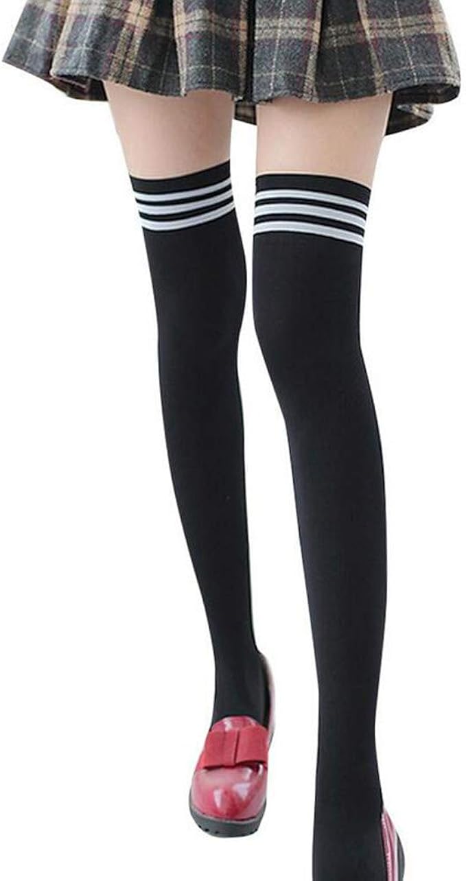 Ankle High Socks,Womens Stripe KneeHigh Socks