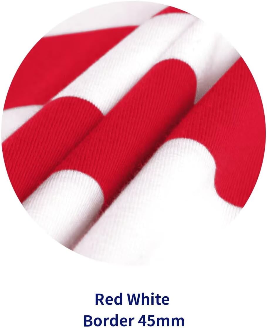 Zengjo Mens Striped T Shirt Short/Long Sleeve Crewneck Tee - Image 6