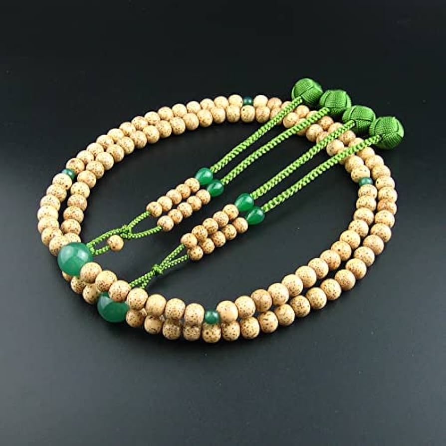 Amazon｜妙蓮花 真言宗数珠 星月菩提樹 丸玉 男性用 御念珠