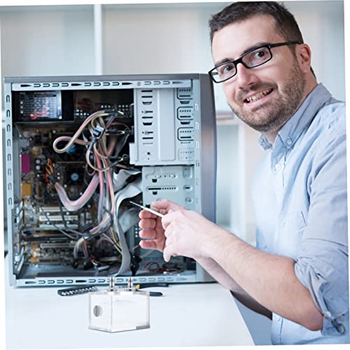 Enfriador de PC de refrigeración líquida transparente EXCEART para optimizar tu setup de escritorio 2