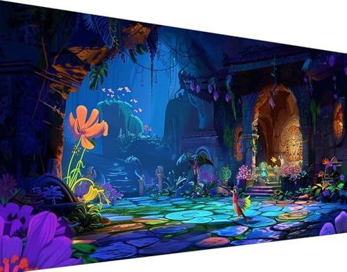 Diamond painting adulte 5D cabane dans les arbres grand format 60x120cm pour loisirs créatifs