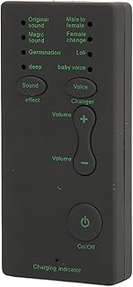 PUSOKEI Portable Voice Changer,Live Sound Card,Voice Disguiser/Modulator for PC/Phone/Laptops/Tablet with Adjustable Voice Functions,Suitable for Recording,Voice Chat,Live Streaming