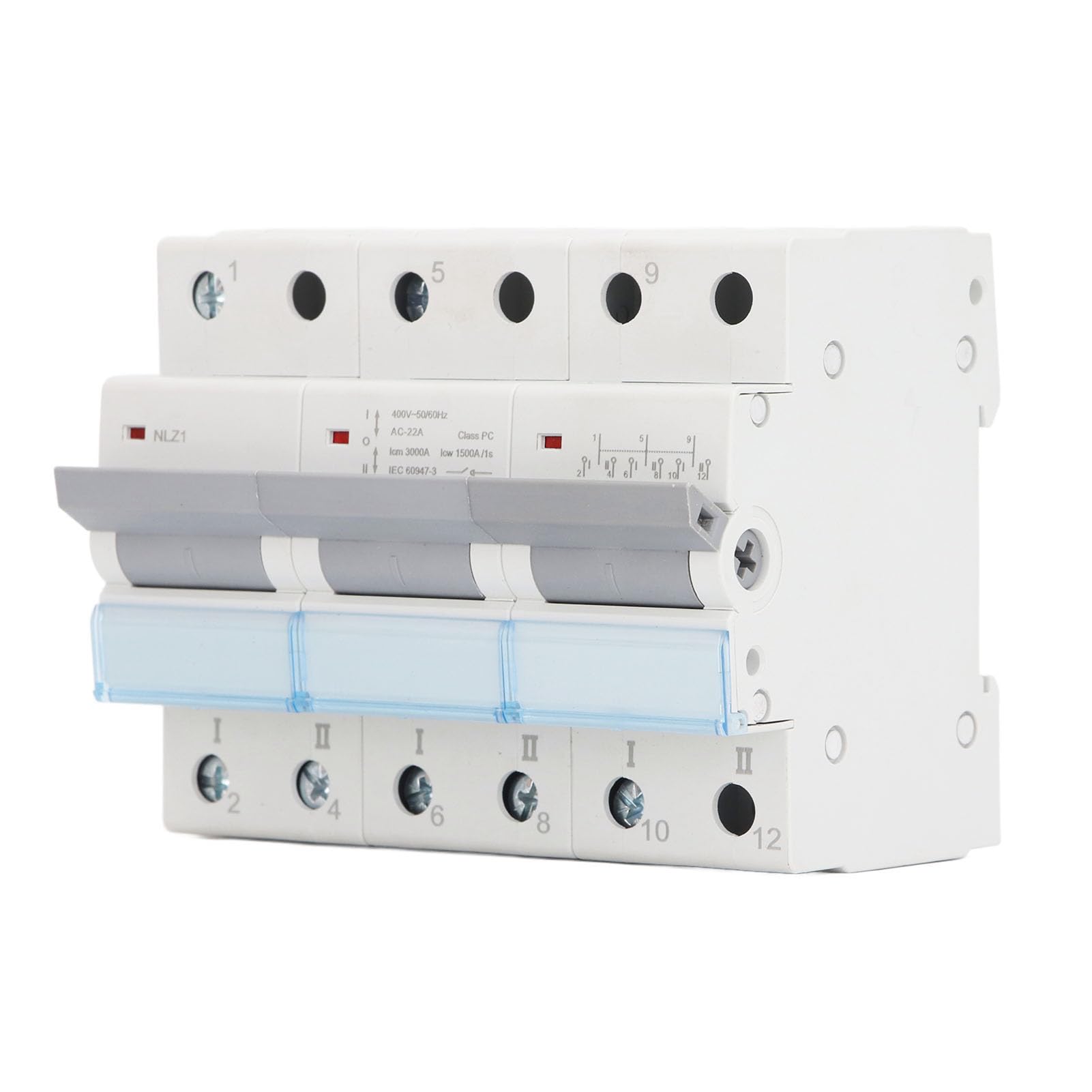 Luocute Interruptor de Transferencia Manual de Doble Alimentación, 3P,