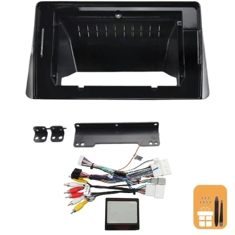 Générique Cadre de façade d'autoradio Kit De Tableau Bord Android Voiture 10 Pouces pour Mitsubishi pour Eclipse 2018-2019 - CANBUS Et Cadre Autoradio Tableau de Bord(Frame Set)