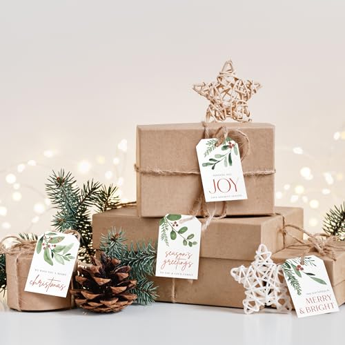 Beautifulchristmasgifttags48qualitycraftlabelswithropeforpersonalizingyourholidaypresentsspreadjoyandcheerwiththesefestivechristmasnametagstickers  Urban Country Home Decor Beautiful christmas gift tags 48 quality craft labels with rope for personalizing your holiday presents spread joy and cheer with these festive christmas name tag stickers  urban country home decor