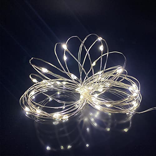 2-Pack-Battery-Operated-Mini-Led-Fairy-Lights-Dewdrop-Garland-Lights-with-Timer-6-Hours-on18-Hours-Off-for-Wedding-Party-Decorations50-Leds-18-Feet-Silver-Wire-Cold-White 2 Pack Battery Operated Mini Led Fairy Lights Dewdrop Garland Lights with Timer 6 Hours on18 Hours Off for Wedding Party Decorations50 Leds 18 Feet Silver Wire Cold White