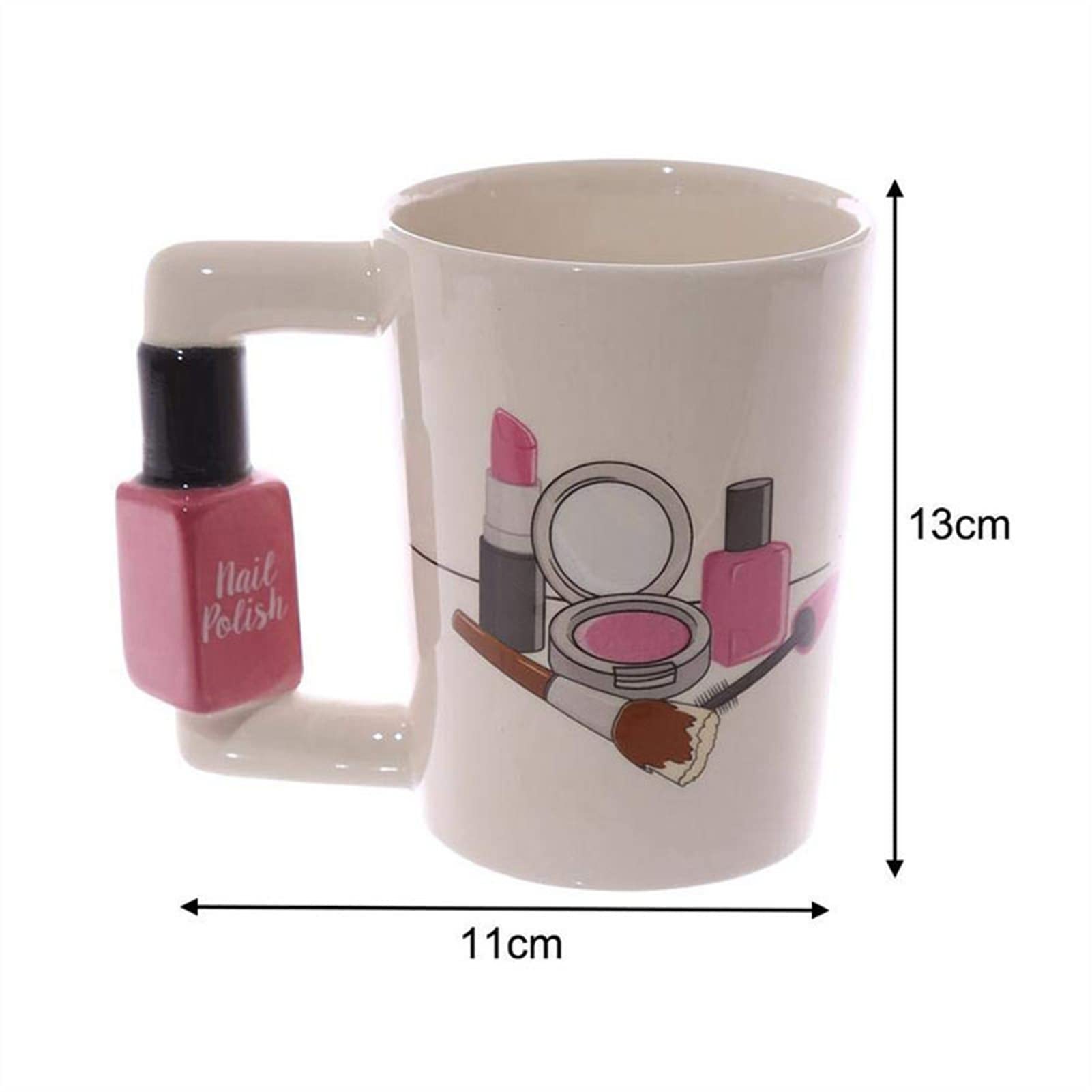 Tazze Tazza in Ceramica Creativa Manico per Smalto per Ragazze Tazza per tè Tazza per caffè Tazza per personalità Lady novità Regalo Servizio da caffè per Ufficio a casa