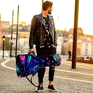 Housse de transport étanche pour guitare avec bandoulière réglable et queue de sirène, Multicolore 08, 42.9×16.9×4.7 in… - Les Beatles, Paul McCartney, John Lennon, RIngo Starr, George Harrison Housse de transport étanche pour guitare avec bandoulière réglable et queue de sirène, Multicolore 08, 42.9x16.9x4.7 in… – Image 6