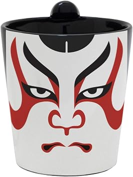 Alta AR0604259 Mug, Kabuki Ichibotsuma Supervised by Matsutake, Approx. 8.5 fl oz 240 ml