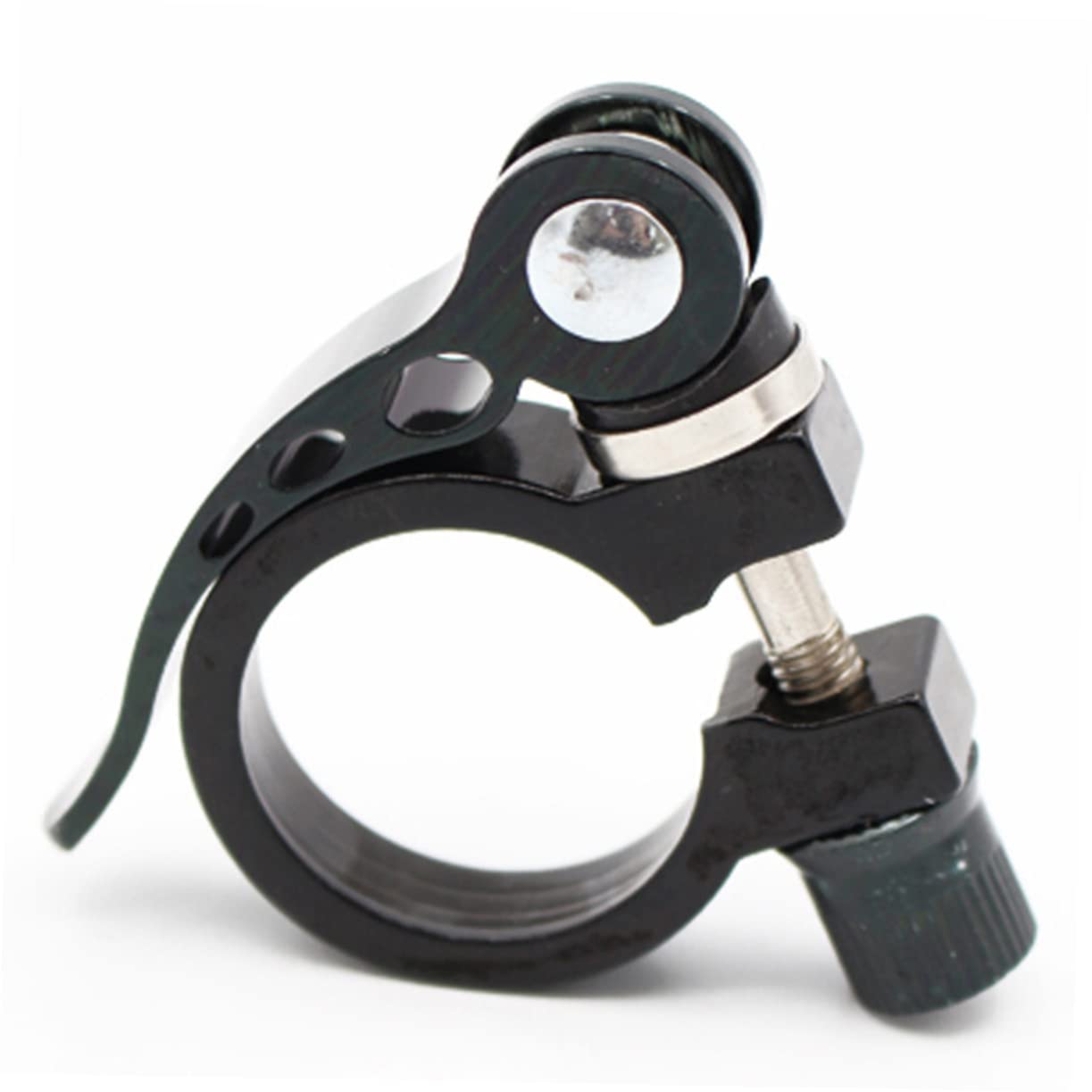 GOOHOCHY Quick Release Post Clamp for Bike Seat Aluminum Alloy Clamp Lock for Road Bikes