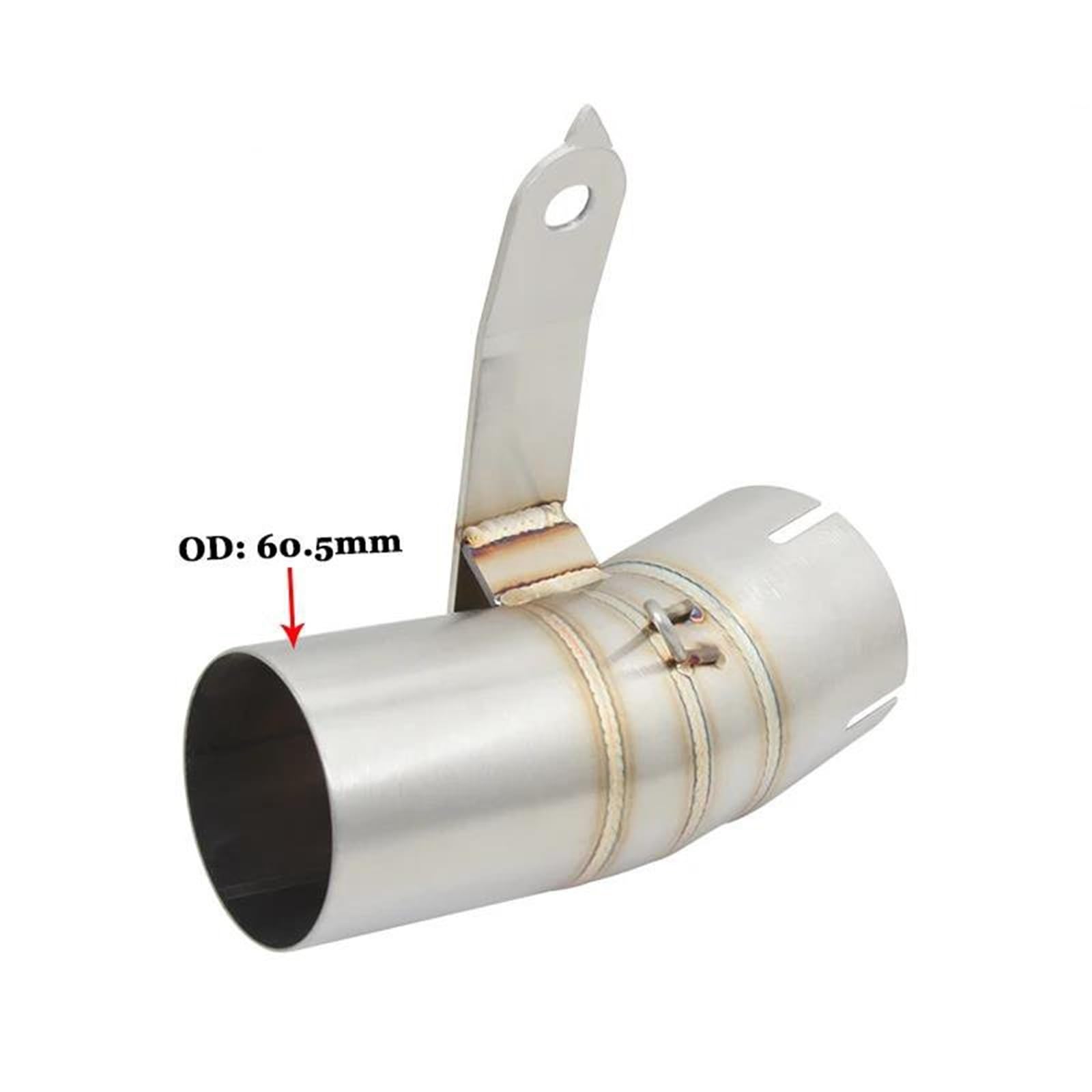 Conector De Tubo Medio para Modificación del Sistema Escape De Motocicleta Silenciador De 60mm para B&MW S1000R S1000RR 2019-2023