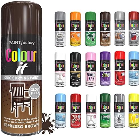 SCHNAZZ - 1 x All Purpose Forest Green Aerosol Spray Paint 400ml Fast Dry, Quick Drying Spray and Excellent Coverage for Wood, Metal, Plastic, Glass and More