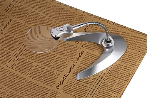 Ajcoflt TH7002A Multi-funcional Lupa Flexível 3X 4.5X com 2 Luzes LED Desk Table Ferramenta de Lupa