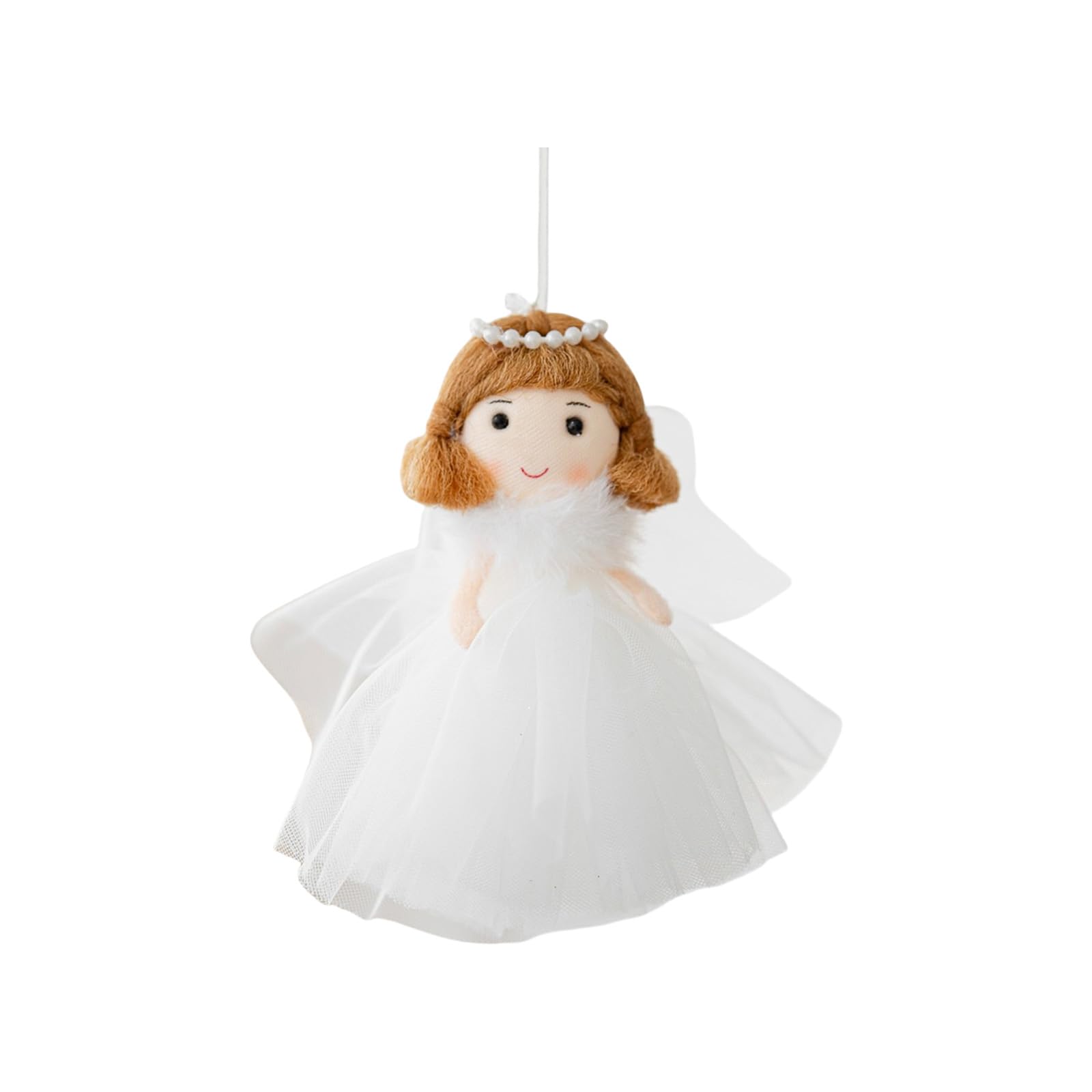 YTtkku Celebratory Patron Girl Suspended Decoration Home Christmas Deck Safe Substance Creative Artisanal Addition Christmas Patron Girl Decoration