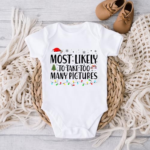 Most Likely to Christmas Family Shirts Matching 2025, Ugly Christmas Sweaters T-Shirt, Funny Group Xmas Holiday Shirts4