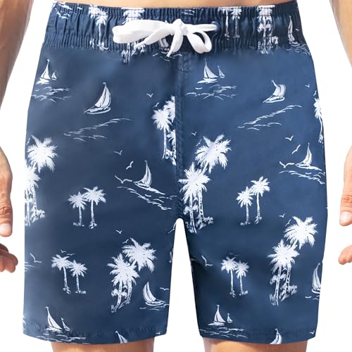 Image of Kanu Surf Men's Big Viper Extended Size Stripe Swim Trunk