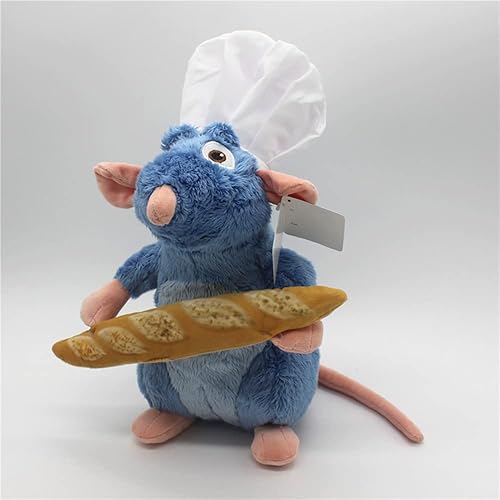 Ratatouille - Muñeco de peluche de ratón Remy, regalo de cumpleaños para niños, 12 pulgadas
