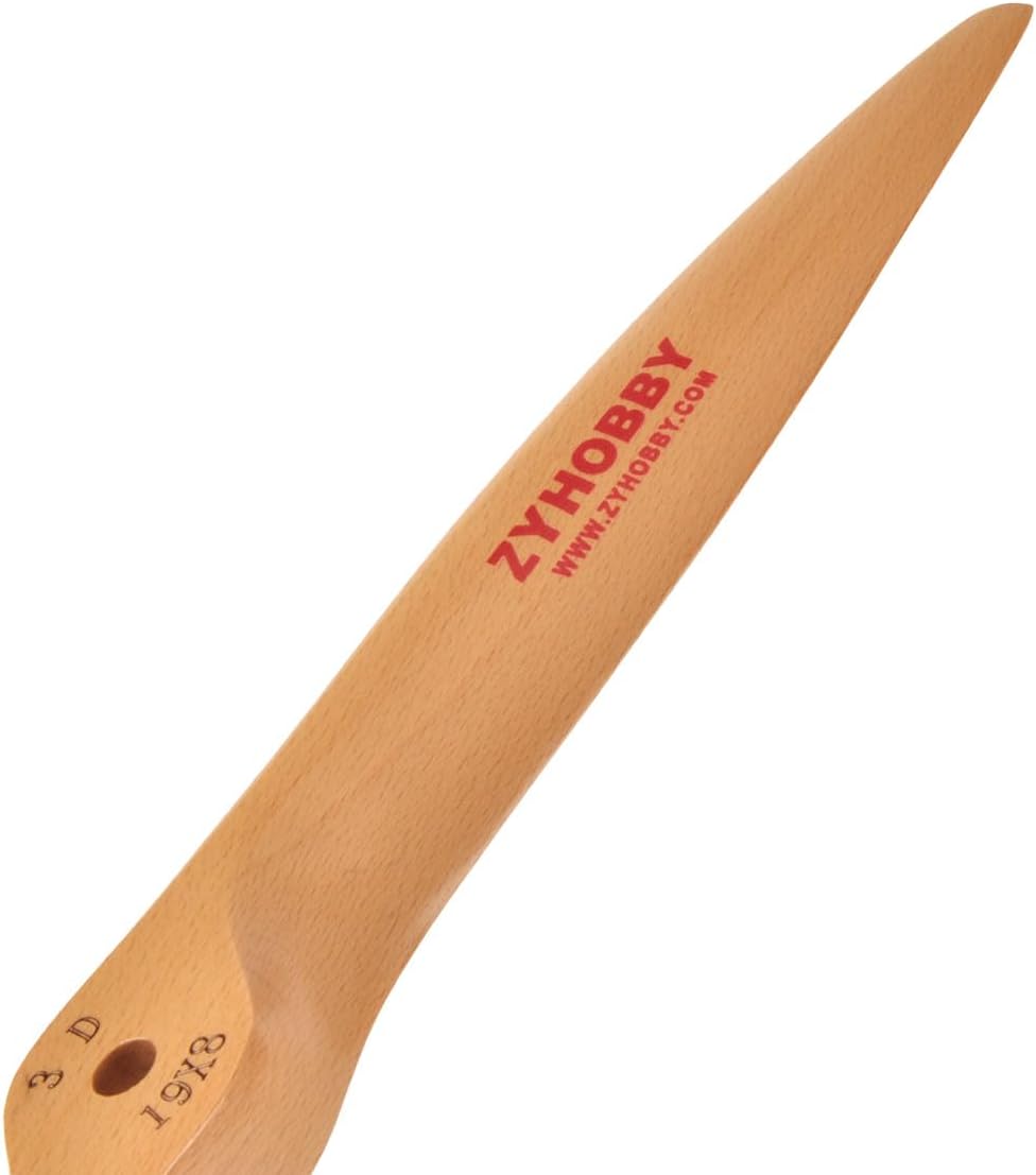 ZYHOBBY 1PCS CW 3D 19X8 2 Blade Wooden Propeller for Gas RC Airplane