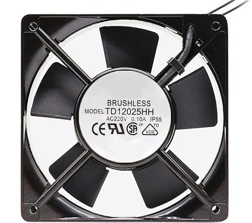 CZVJUKBYP 220V 0.10A 12025 Cooling Fan 120X120X25mm