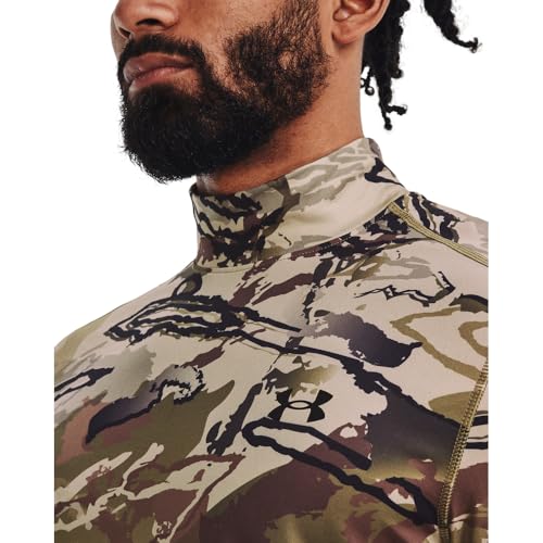 UA ColdGear® Infrared Camo Mock Long Sleeve Shirt - UA Barren Camo - 3X-Large4