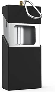 Cendrier De Poche RAW - Lot De 10, Fermeture Pression, Compact (8.5x7.5 Cm), Pour Fumeurs Nomades