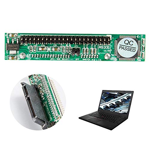 Multibao SATA Female to 44Pin 2.5 IDE Male HDD Adapter Converter Laptop PC Windows, Black - Image 5