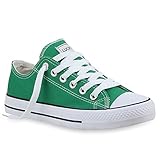  stiefelparadies Damen Sneakers Sportschuhe Schnürer Schuhe 53095 Moosgrün Ambler 39 Flandell