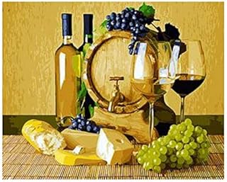 Comprar CYKEJISD Puzzle 1000 Piezas Pan Uvas Y Vino Bodegón Pared para Sala Decoración del Hogar Rompecabezas Clásico 3D Puzzle De Juguete De Madera De Regalo