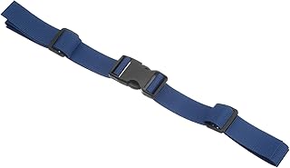 PATIKIL Backpack Belt Strap, Polyester Webbing Adjustable Replacement Waist Strap with Quick-Release Buckle for Bag Outdoor Hiking Cycling, Dark Blue