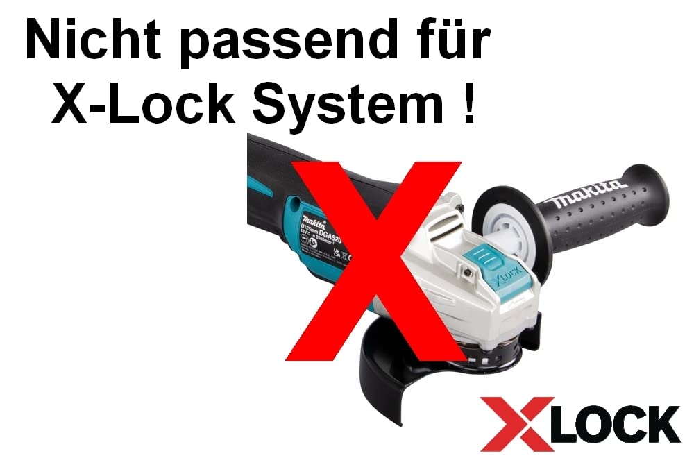 Makita Absaughaube Ø125mm inklusive Premium Schleifteller für Beton Granit