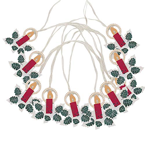 Preisvergleich Produktbild kingko® 2m 10 Led Weihnachtslicht String Xmas Lichterketten,Herbst Saison Lichterkette, Urlaub Beleuchtung Dekorationen, Weihnachtsbeleuchtung Party Heimtextilien (Multicolor)