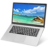Laptop 15.6 inch Notebook 8GB RAM 128GB SSD YELLYOUTH Full HD 1920 x 1080 Intel CPU Quad Core Computer with WiFi HDMI Windows 10 Notebook Silver