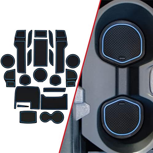 CupHolderHero for Honda Civic Accessories 2013-2022 Premium Custom Interior Non Slip Anti Dust Cup Holder Inserts, Center Console Liner Mats, Door Pocket Liners Set