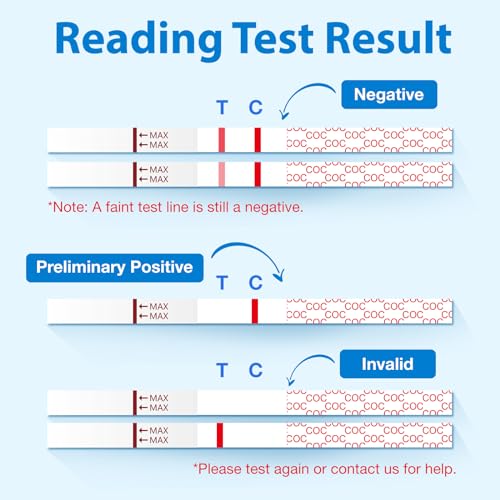 Areta Cocaine Test Strip: Cocaine Drug Test Single Panel Urine Screen Kits, 15 Pack Instant Accurate Home Cocaine Tests Coke Dipstick With Cups thumb #3