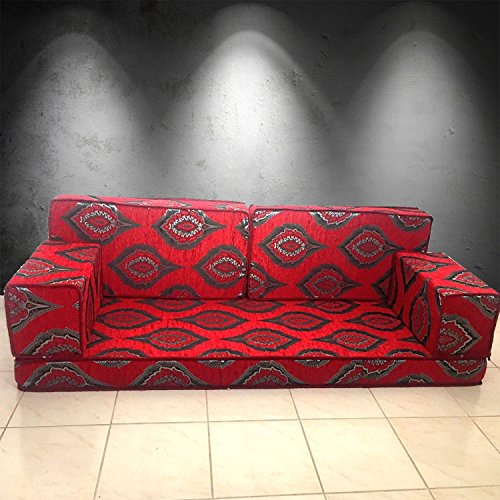 Spirit Home Interiors Ecksofa Eckcouch Boden Sitz Sofa Schlafsofa Schlafcouch Sofa für Wohnzimmer – Bild 3