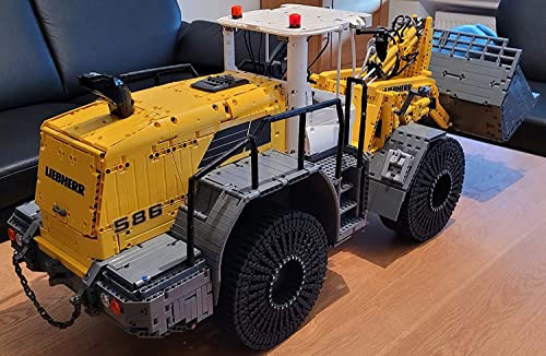 MERK Technik Liebherr L586 Radlader mit 16 Motoren und Fernbedienung, 12135 Teile Exklusives MOC Set für Erwachsene… – Bild 8