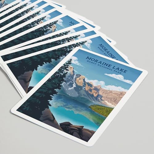 Lantern Press Baraja de 52 Cartas Póker Moraine Lake miniatura 5