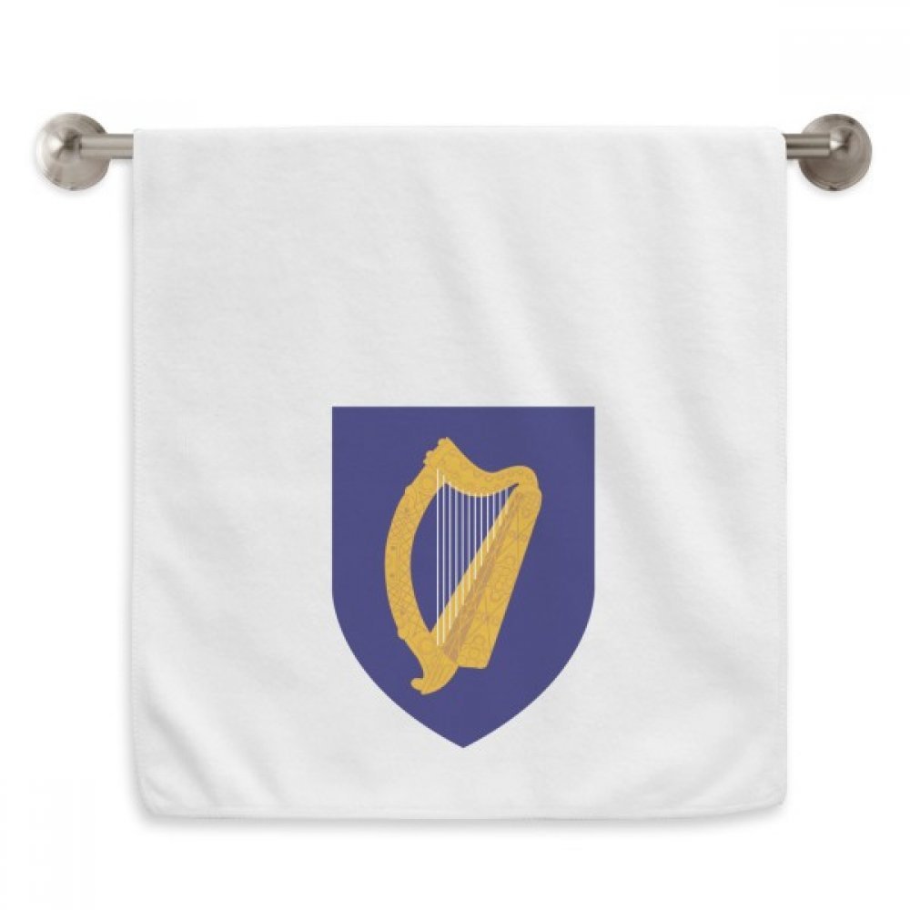 Serviettes débarbouillettes Irlande Europe emblème national blanc 13x29
