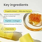 2 PCS Honey Lip Butter, Moisturizing Lip Care,Hydrating Overnight Lip Balm & Mask,Long-lasting Moisture Hygienic, Korean Skin Care - Image 4