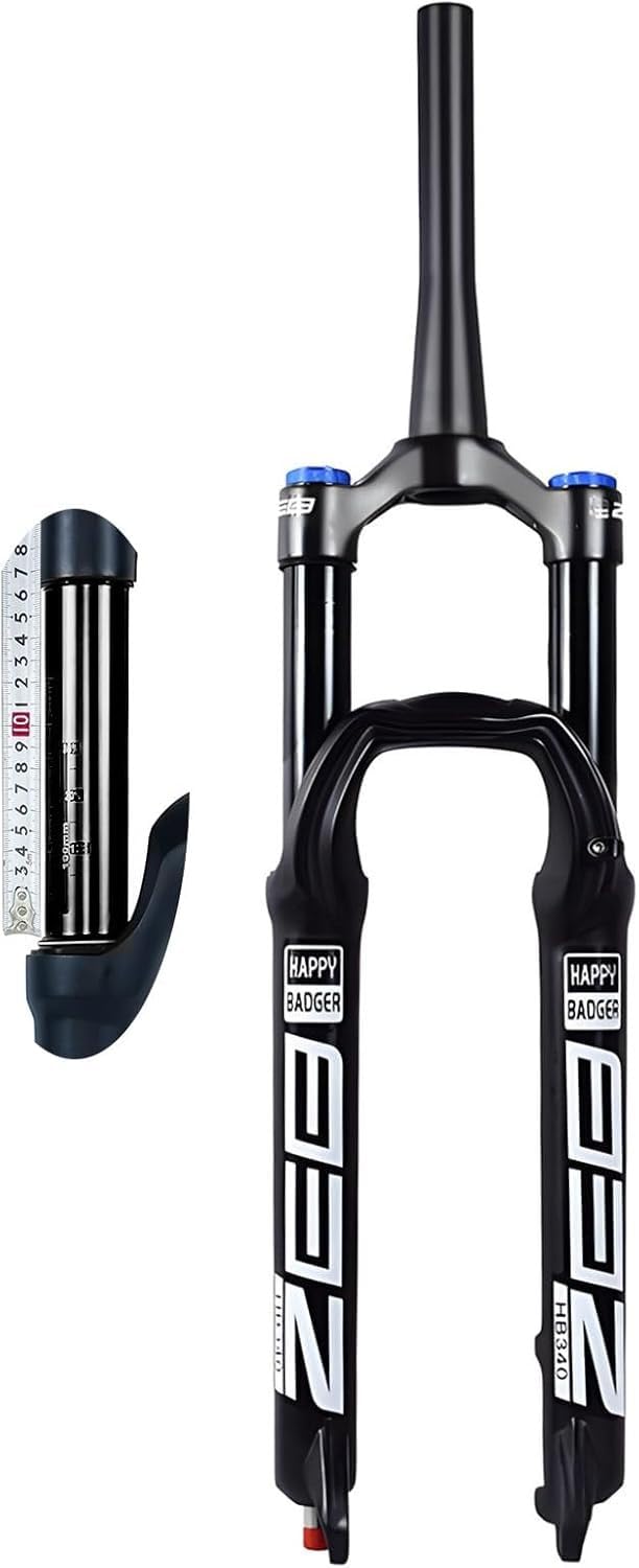 WIQUYBML Front Suspension Mountain Bike Fork, 26/27.5/29 Inch, 160mm Travel, Rebound Adjustment, 9mm QR Axle, Suitable for XC, AM and Downhill C,27.5in
