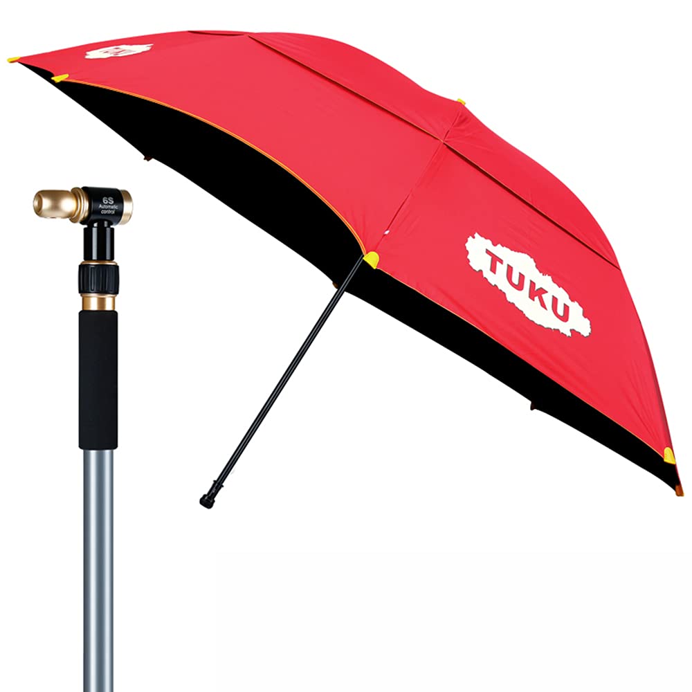 MANG Paraguas De Pesca Antiviento Sombrilla Playa Protección UV Sombrillas Terraza Grandes 2.2m 2.4m Sombrilla Parasol para Pesca, Balcón, Camping