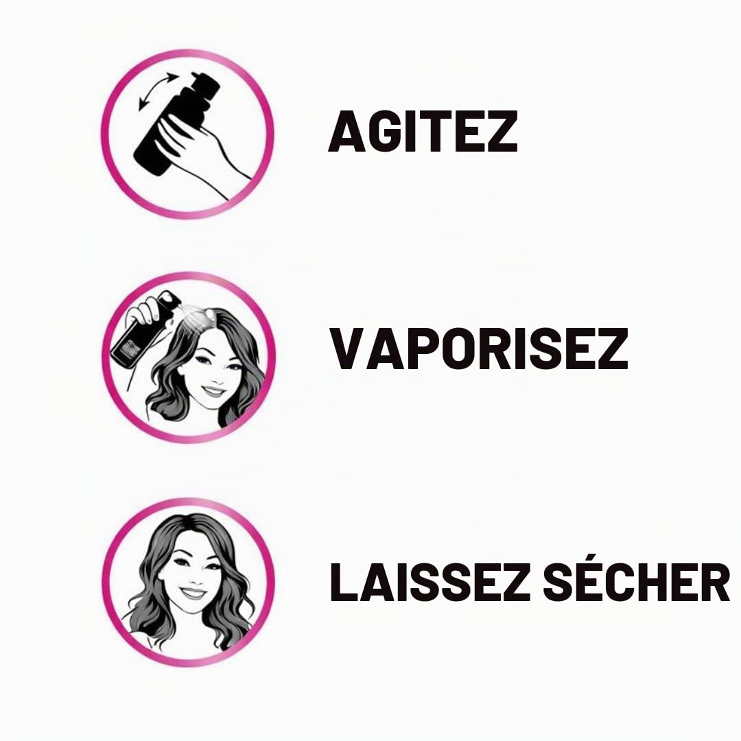 Syoss Spray réparateur racines marron foncé niveau 1 (3 x 120 ml), spray de racines couvrant les racines plus claires et grises repoussantes, la couleur des racines dure jusqu'au prochain lavage des