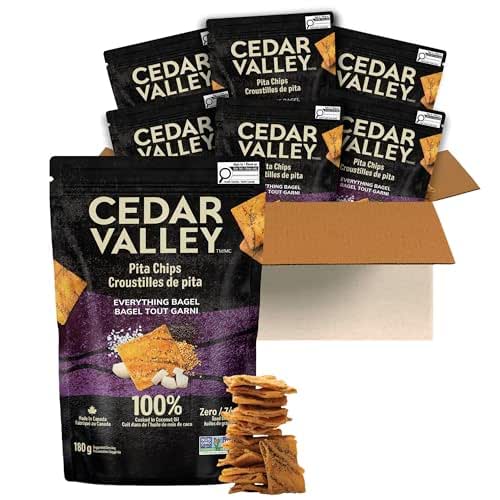 Cedar Valley Pita Chips Everything Bagel | 180g (Pack of
