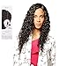 Produktbild 6 Tressen Komplettpaket + Closure Feme Collection - Premium Blended - Beach Curl - ONE PACK SOLUTION Human Hair Blend Weave Tressen, Farbe:2 (Dunkelbraun)