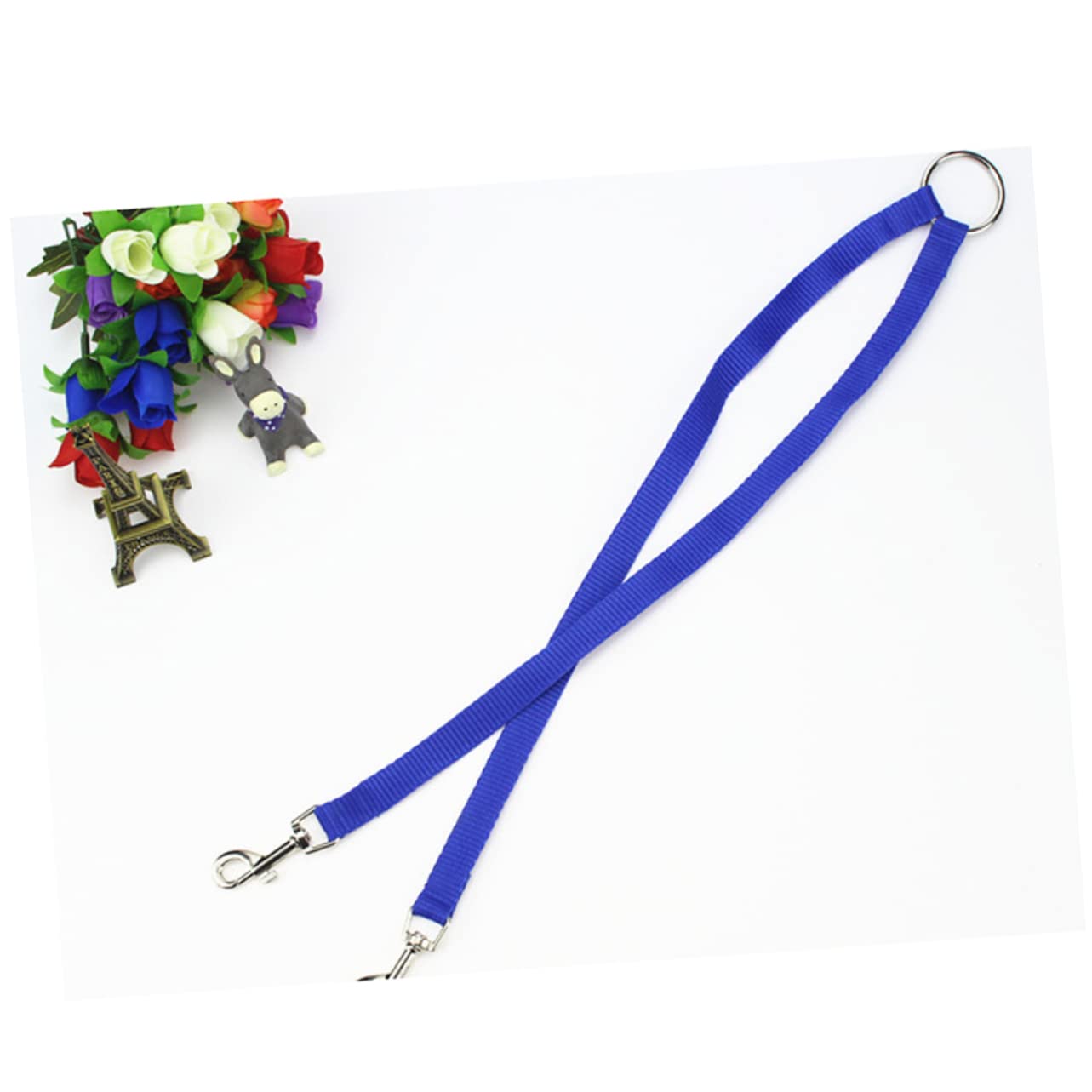 HAPINARY Double Dog Leash No Tangle Two Handles Dog Harness Walk and Control Sturdy Nylon Leash